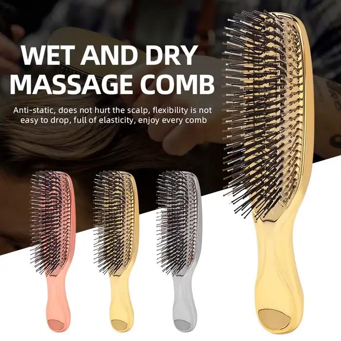 Ensemble de brosses à coussin d'air pour démêler et lisser les cheveux