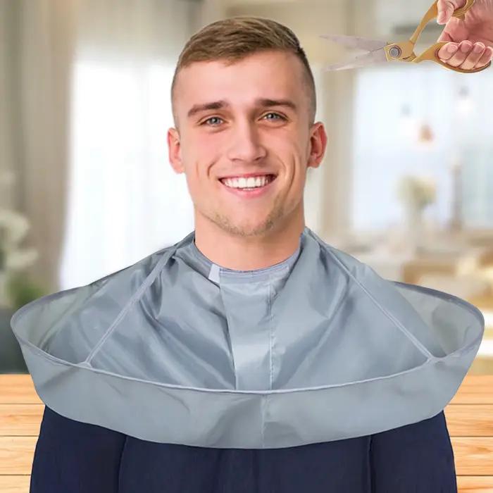 1 cape de coiffure imperméable pliable pour adulte