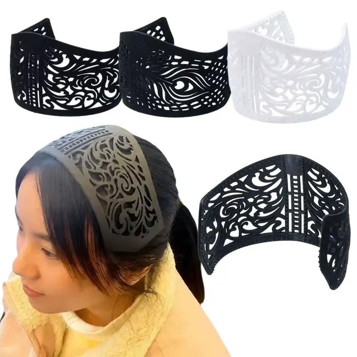 Bandeau antidérapant à dents pour fixer le foulard