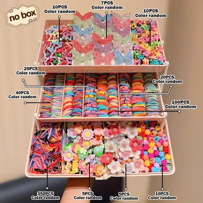 Ensemble d'accessoires pour cheveux pour filles