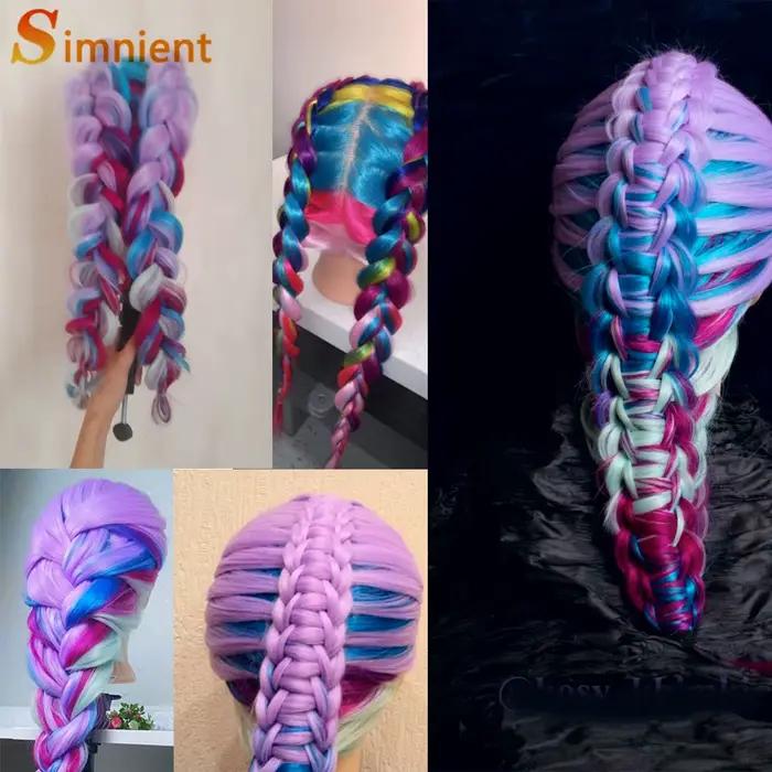 Tête de mannequin d'entraînement pour coiffure et maquillage