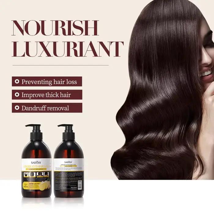 Shampoing Anti-perte de cheveux au gingembre