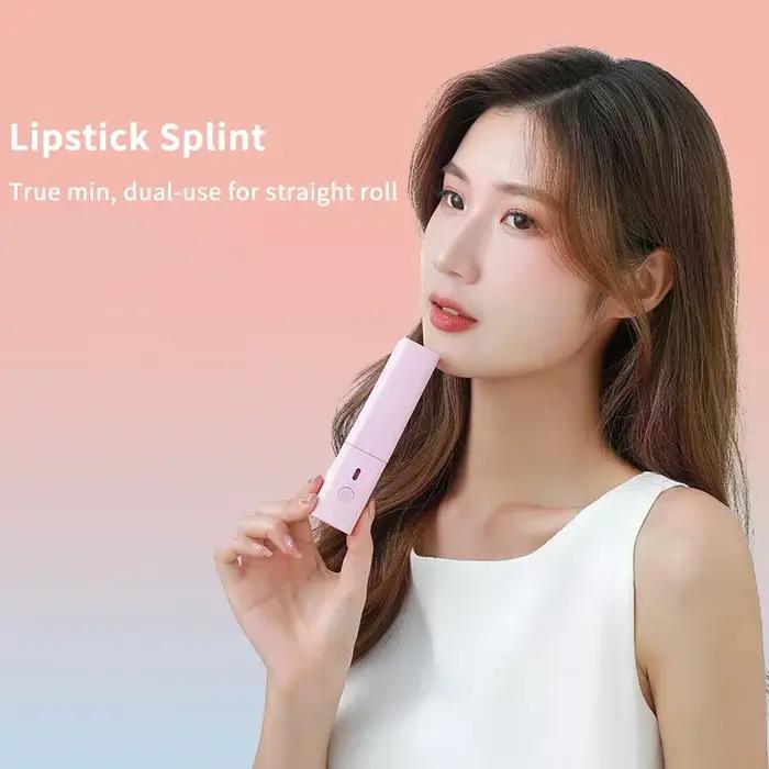 Mini lisseur portable USB mignon pour cheveux raides