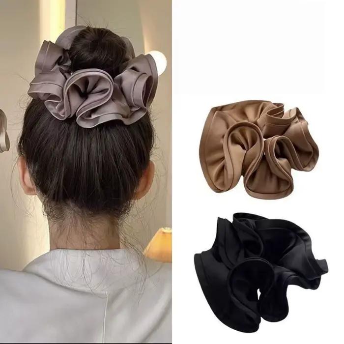 Cravate de cheveux en Satin pour femmes