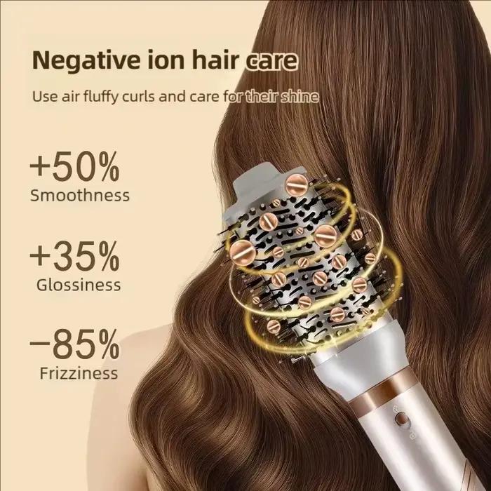 Sèche-cheveux 5 en 1, brosse sans balais
