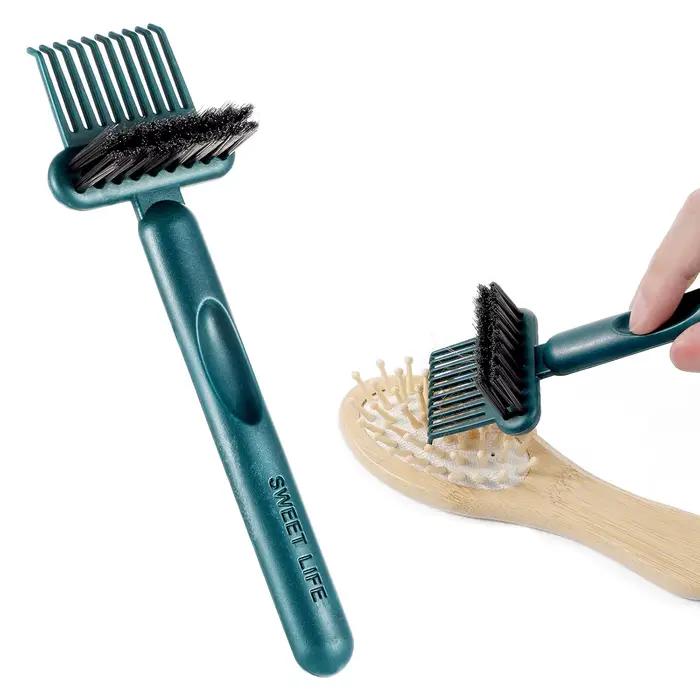 Outil de nettoyage de brosse à cheveux 2 en 1