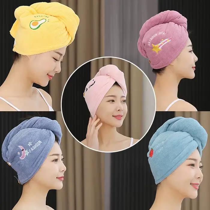 Serviette de Cheveux Sèche en Microcarence pour Femme