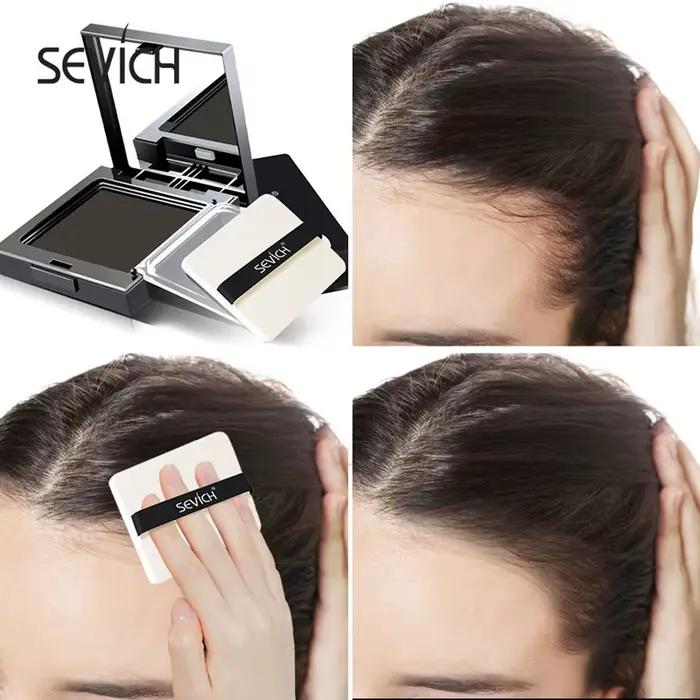 Sevich 12g ombre à cheveux poudre temporaire blanc gris couvrir ligne