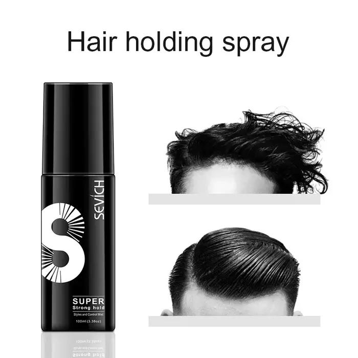 Sevich 100ml mode coiffure Spray usage quotidien unisexe forte fixation cheveux construction fibre rapide jetable