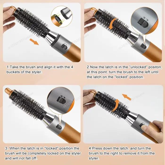 Brosse volumisante ronde 20/38/55MM pour Dyson Airwrap HS01/HS05