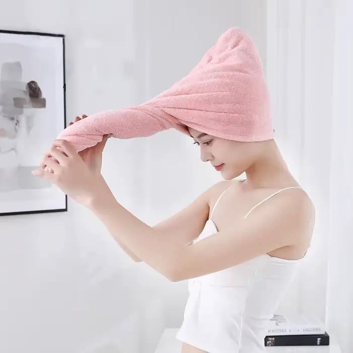 Serviette pour cheveux secs Double épaisseur