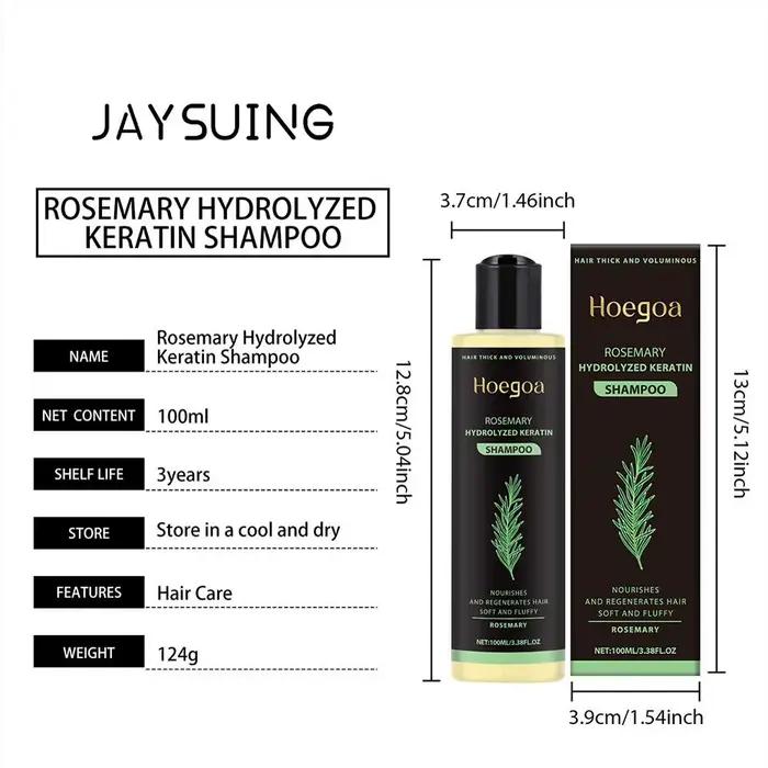 Shampoing naturel au romarin pour cheveux