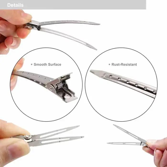 10/20 pièces professionnel dames Salon cheveux fixes pas de courbure épingle à cheveux Curl pince à cheveux maquillage sans pli pince à cheveux coiffure outil de coiffure