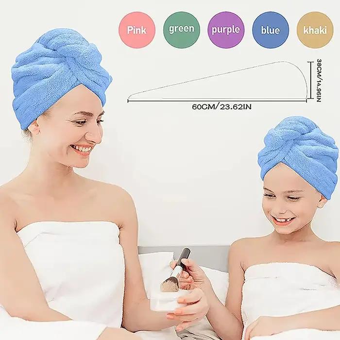 Serviettes en microfibre à séchage rapide pour cheveux
