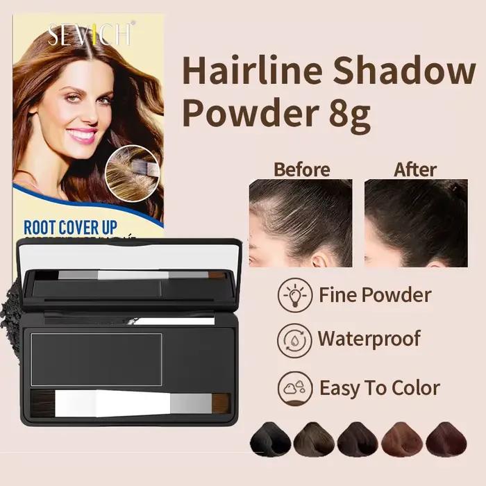 Sevich 5 couleurs poudre d'ombre à cheveux toucher naturel correcteur