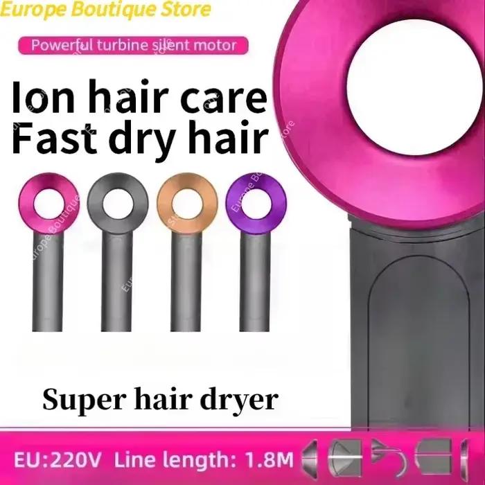 Nouveau Sèche-cheveux Super Puissant 220V Sans Pales