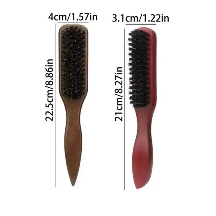 Brosse à cheveux en poils de sanglier (unisexe)