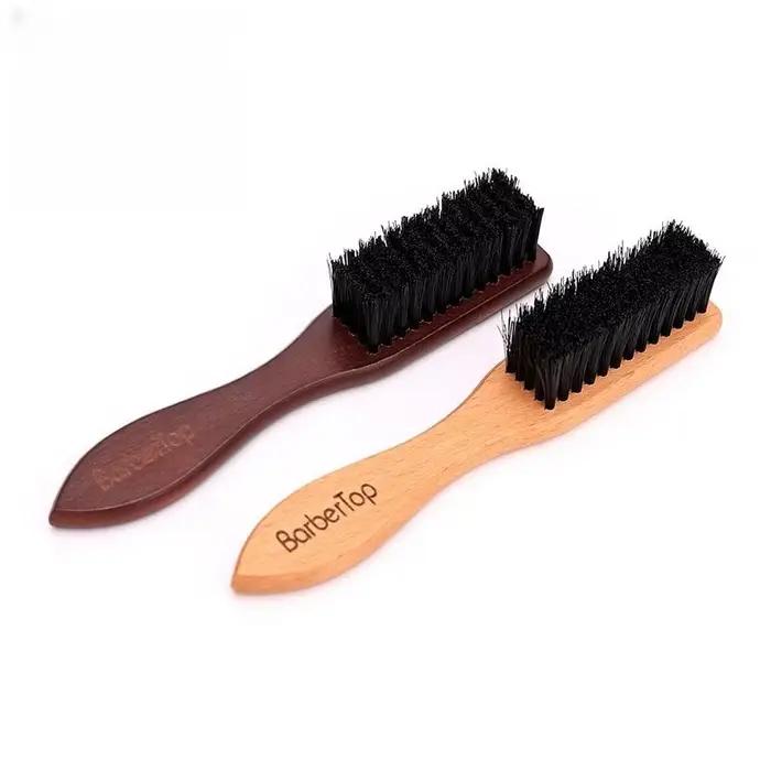 Barbertop hommes brosse à barbe manche en bois