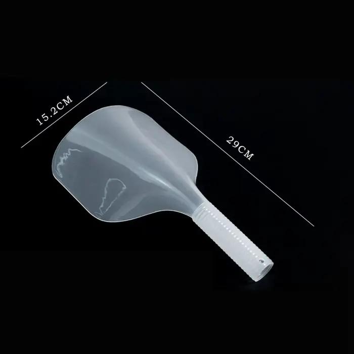 Bouclier facial en plastique transparent pour barbier