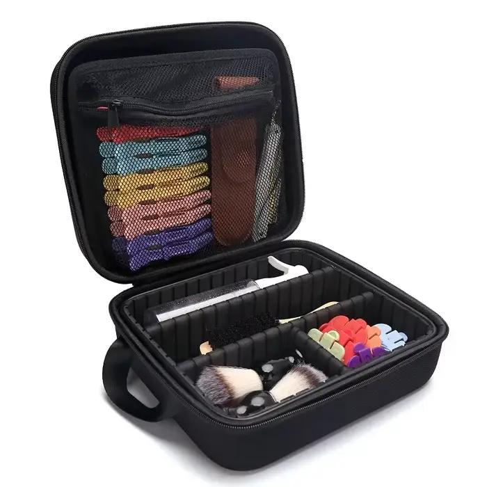 1 pièces Portable Salon de coiffure outils sac de rangement ciseaux Clips peigne étui étanche