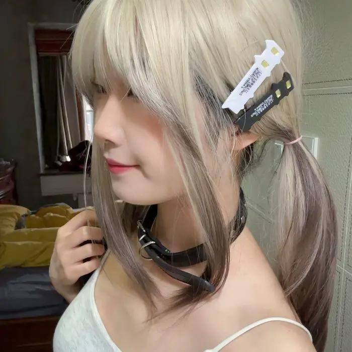 Épingle à cheveux Cyberpunk pour fille