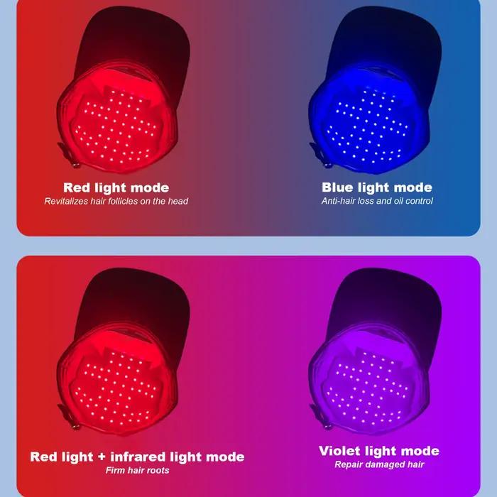 Casque de thérapie par lumière rouge LED