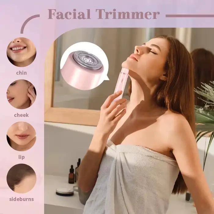 2025 étanche Rechargeable rasoir électrique Mini femmes Bikini tondeuse corps épilateur Mini Double tête épilateur électrique