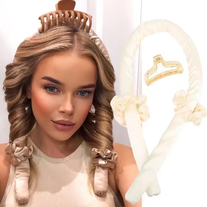 Fer à Friser en Mousse Sans Chaleur pour Coiffure, Outils de Coiffure