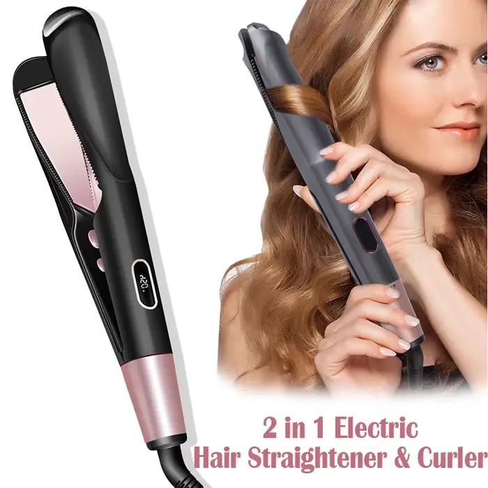 Lisseur et boucleur 2-en-1 Pro Twist pour cheveux