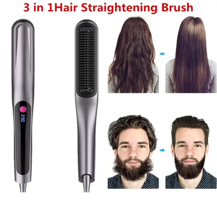 Brosse lissante multifonctionnelle pour hommes
