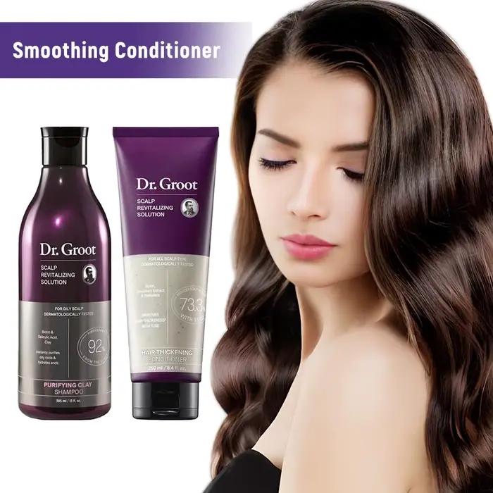 Dr.Groot Anti-chute de cheveux épaississement hydratant et lissant shampooing et revitalisant élimine les pellicules