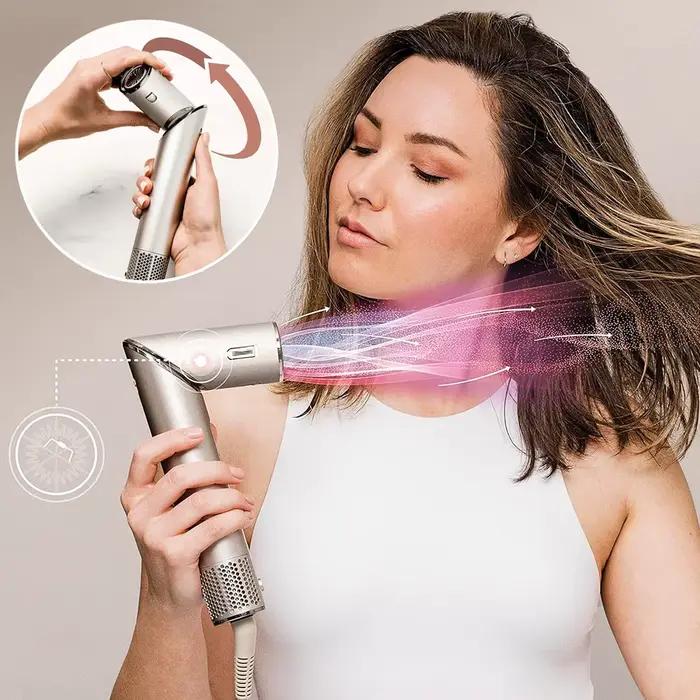 Sèche-cheveux requin système de coiffure et de séchage d'air puissant