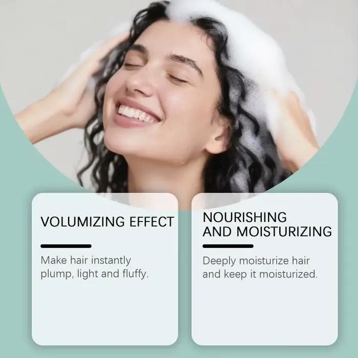 Shampooing Antichute Herbal au Romarin et Biotine pour le Contrôle du Sébum et le Nettoyage du Cuir Chevelu