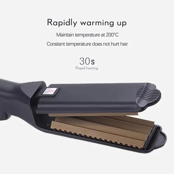 Fer ondulé à 6 dents pour volumiser et coiffures moelleuses