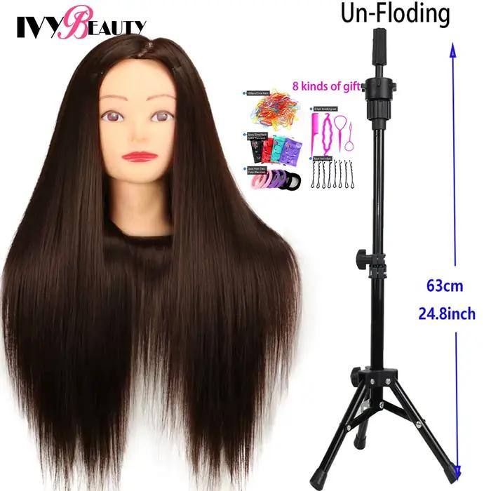 Poupées de tête professionnelles pour coiffeur