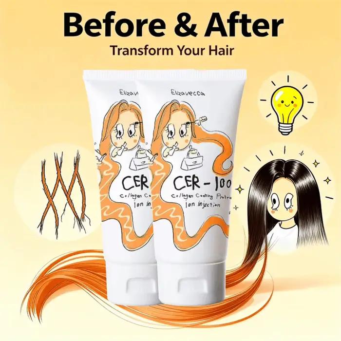 1/3PCS Cer-100 Conditionneur capillaire