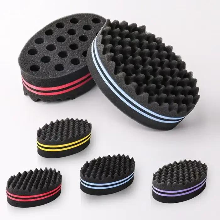 Brosse à cheveux ovale Double face torsadée magique
