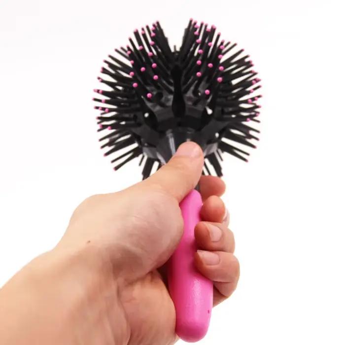 360 ° Brosses à cheveux rondes peigne 3D brosse