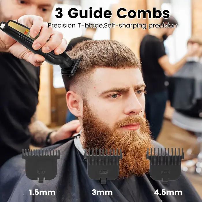 Tondeuse à cheveux professionnelle Hatteker Gradient avec écran LCD numérique