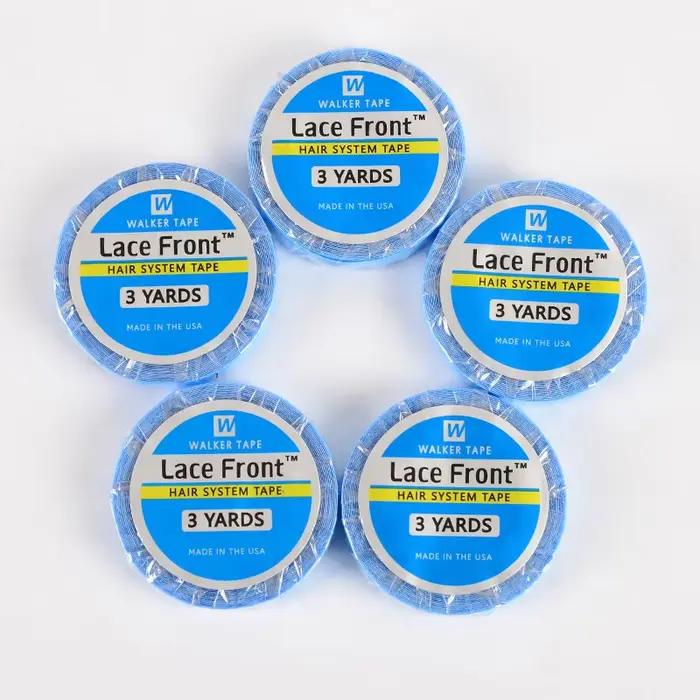 1/2/3 rouleau 0.8 CM * 3 Yards Super cheveux ruban bleu