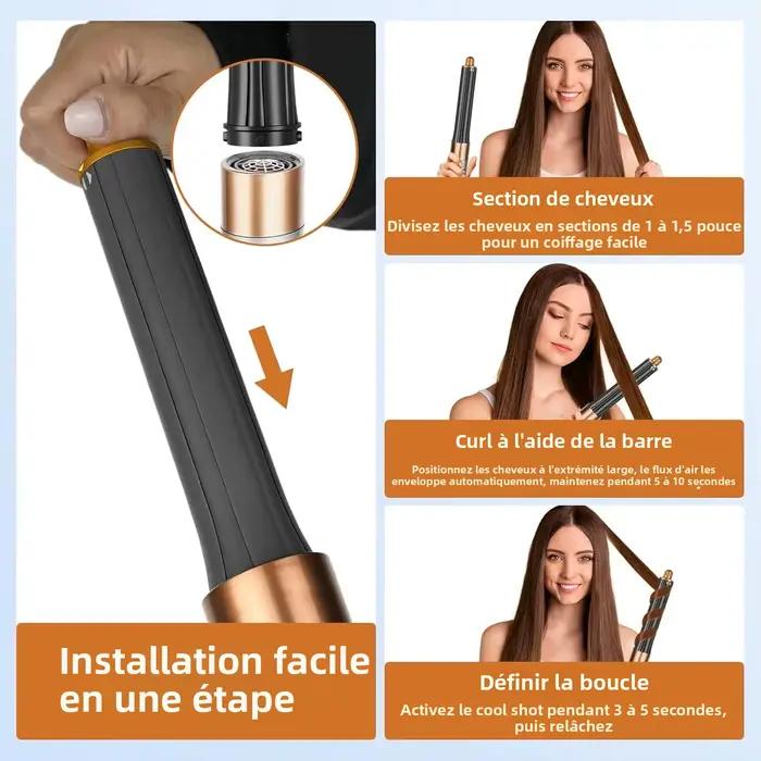 Styler multi-cheveux 6 en 1