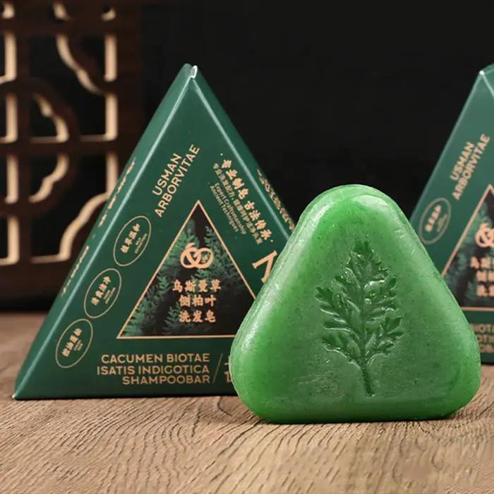Savon Shampooing Solide aux Feuilles d'Arborevitaux : Combat Fortement les Pellicules