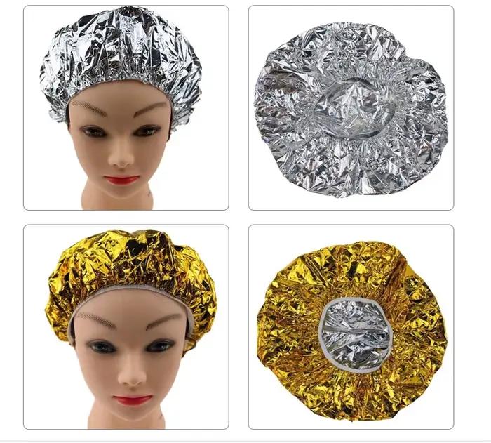 Bonnet de douche isolation thermique feuille d'aluminium chapeau d'isolation élastique