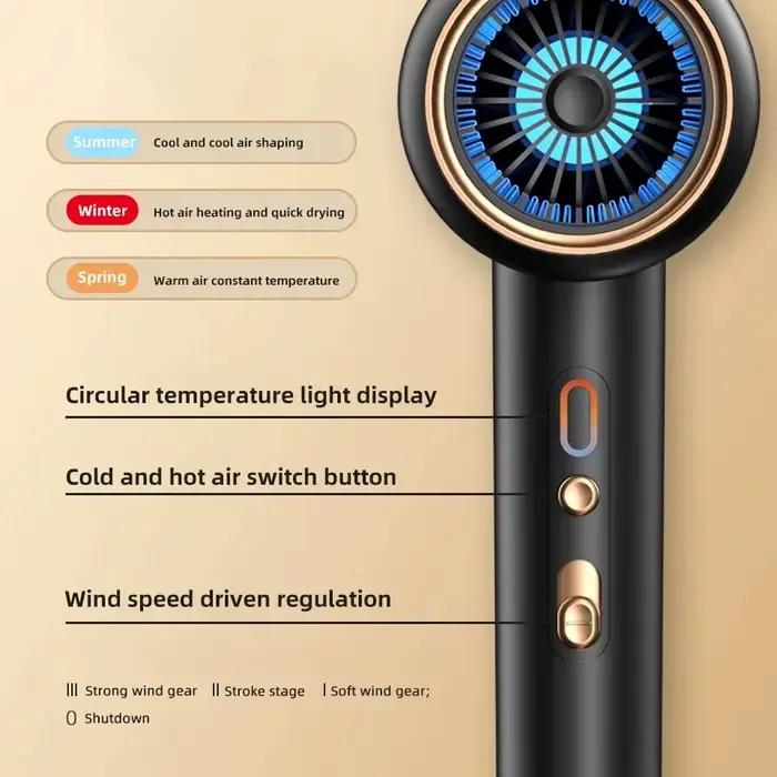 Sèche-cheveux F33, Turbine électrique à grande vitesse