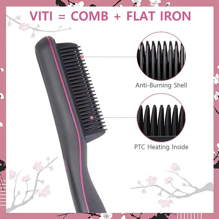 Brosse lissante professionnelle pour cheveux