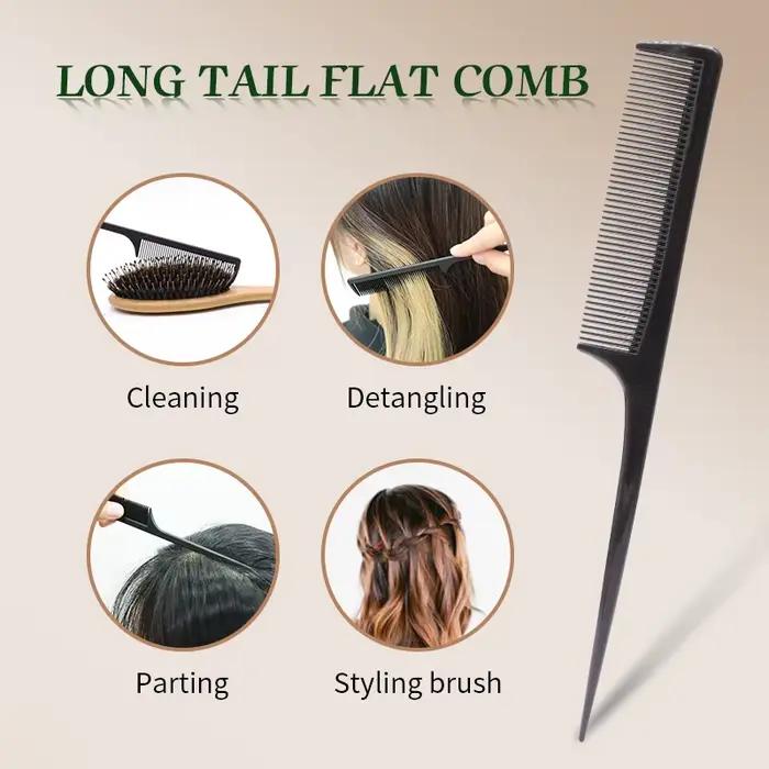 Brosse à cheveux en poils de sanglier pour femmes