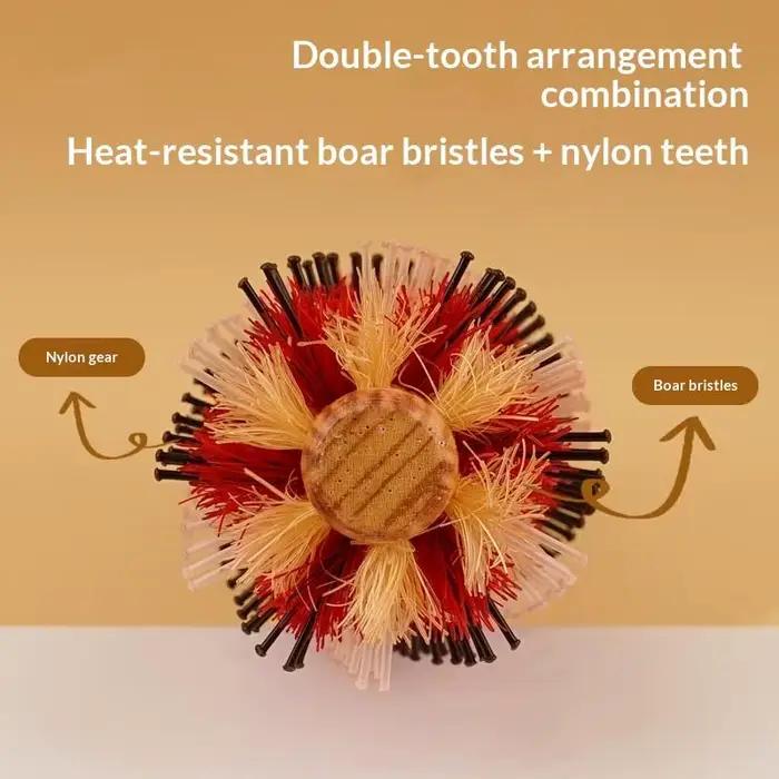 Peigne à cheveux rond pour cheveux moyens à longs
