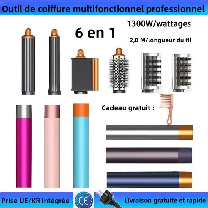 Styler multi-cheveux 6 en 1