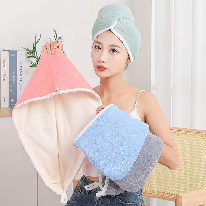 Serviette pour cheveux secs Double épaisseur