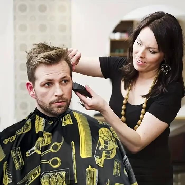 Tablier de coiffure professionnel imperméable